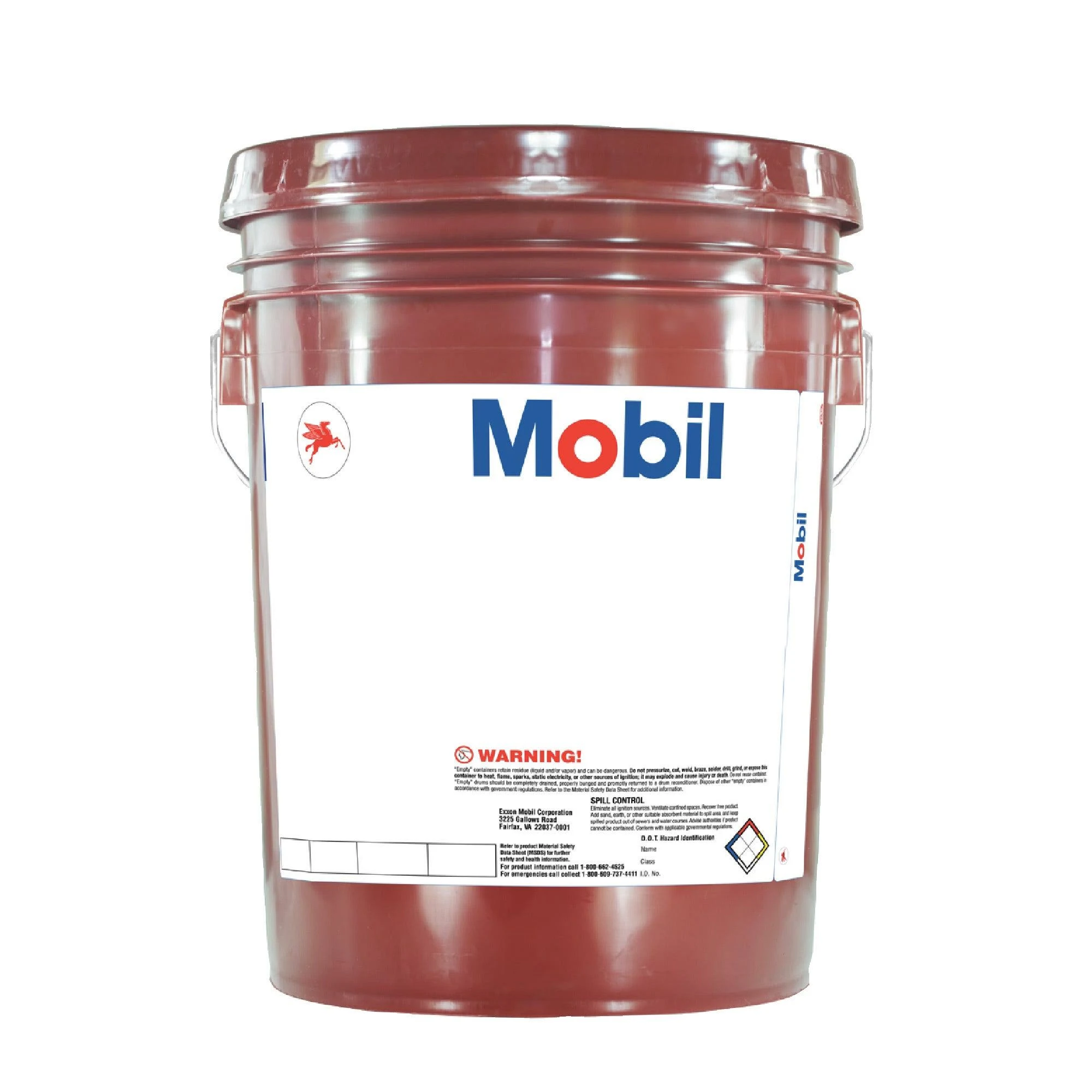 Mobil 103866 Spindle Oil, Amber, Mineral, 5 gal.