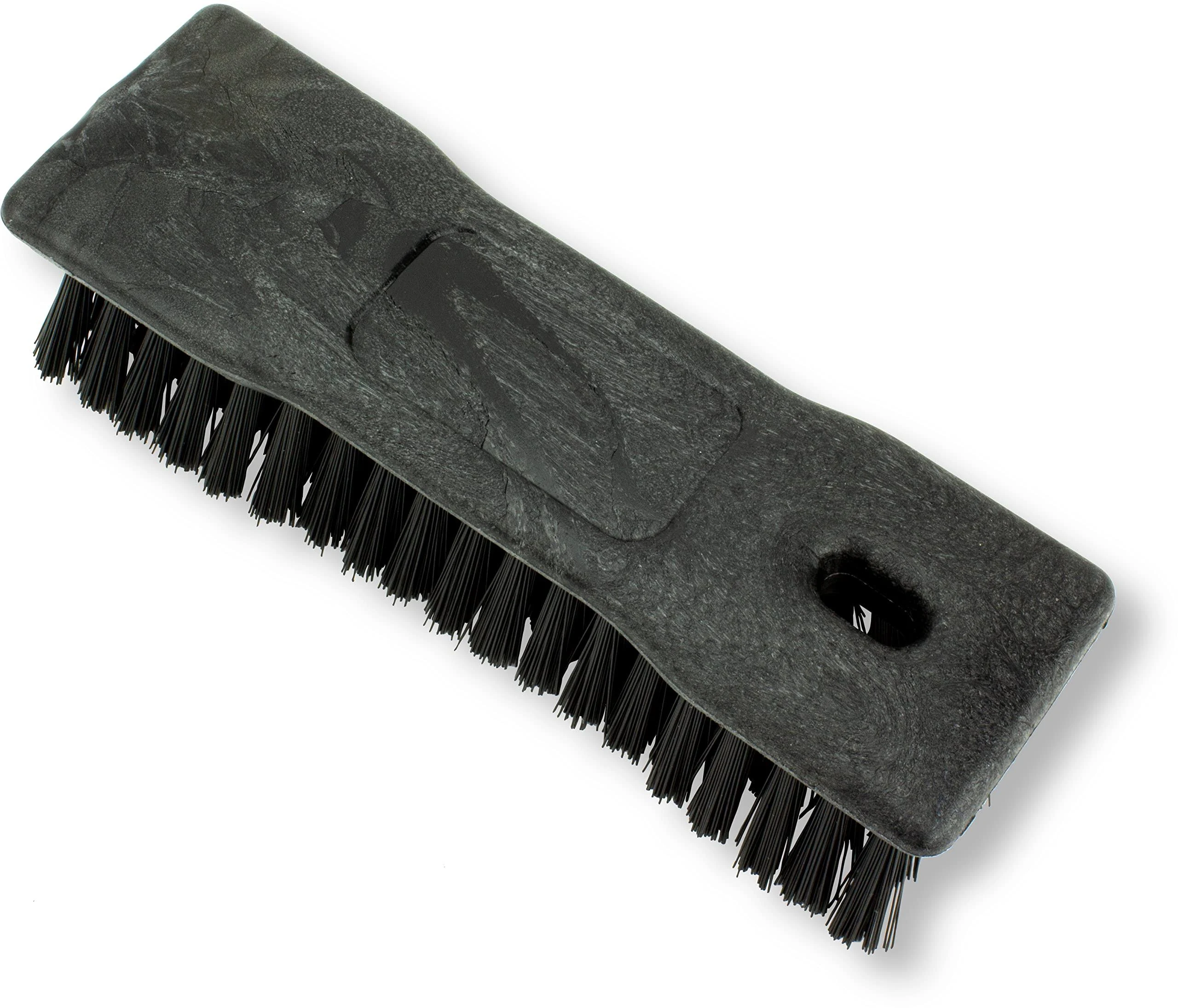 SPARTA Comfort Grip Scrub Brush Hand Brush for Bathroom, Kitchens, Countertop, Plastic, 8 Inches, Black