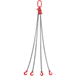 VEVOR Chain Sling, 11000 lbs Weight Capacity, 5/16'' x 5' G80 Lifting Chain with ...