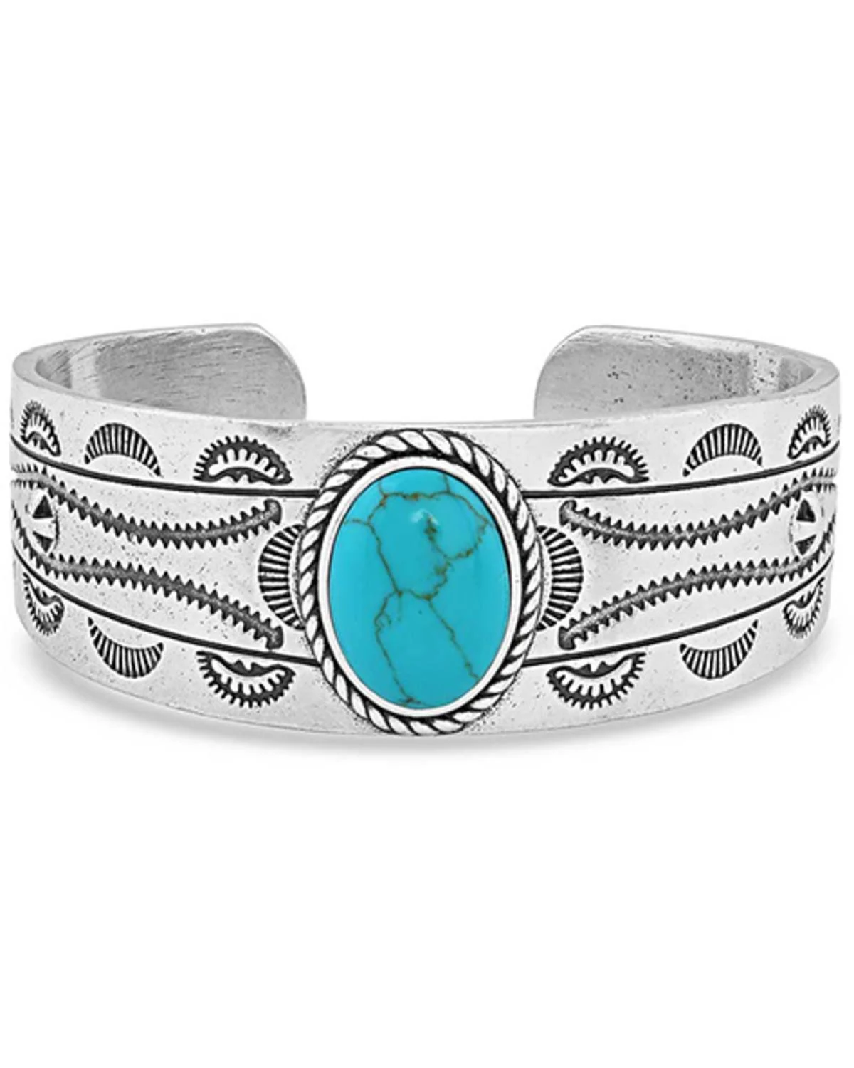 Montana Silversmiths Into The Blue Cuff Bracelet, Turquoise