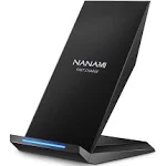 Fast Wireless Charger Nanami Qi Certified Wireless Charging Stand Compatible iPhone 15/14/13/12/11 Pro/XS Max/XR/8 Plus Samsung Galaxy S23/S22/S21/S2