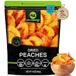 NUT CRAVINGS Dry Fruits - Sun Dried California Peaches, No Sugar Added (32oz - 2 LB) Packed Fresh in Resealable Bag - Sweet Snack, Healthy Food, All Natural, Vegan, Kosher Certified