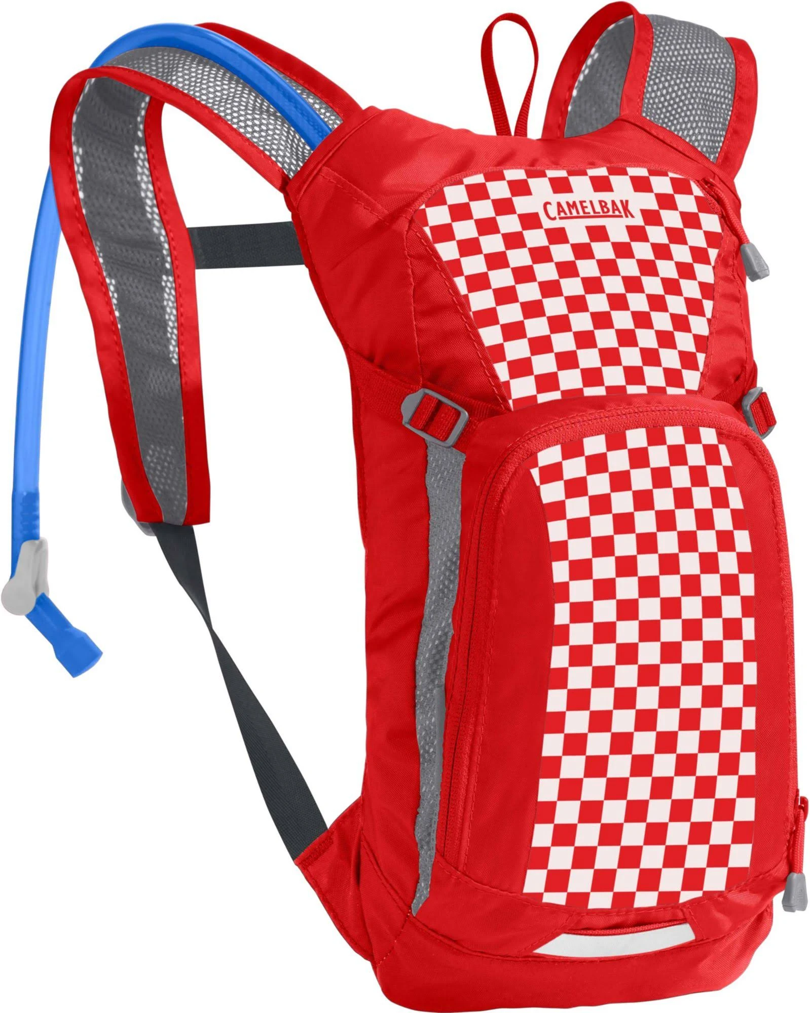 CamelBak Mini M.U.L.E. 50 oz Hydration Pack (Racing Red/Check)