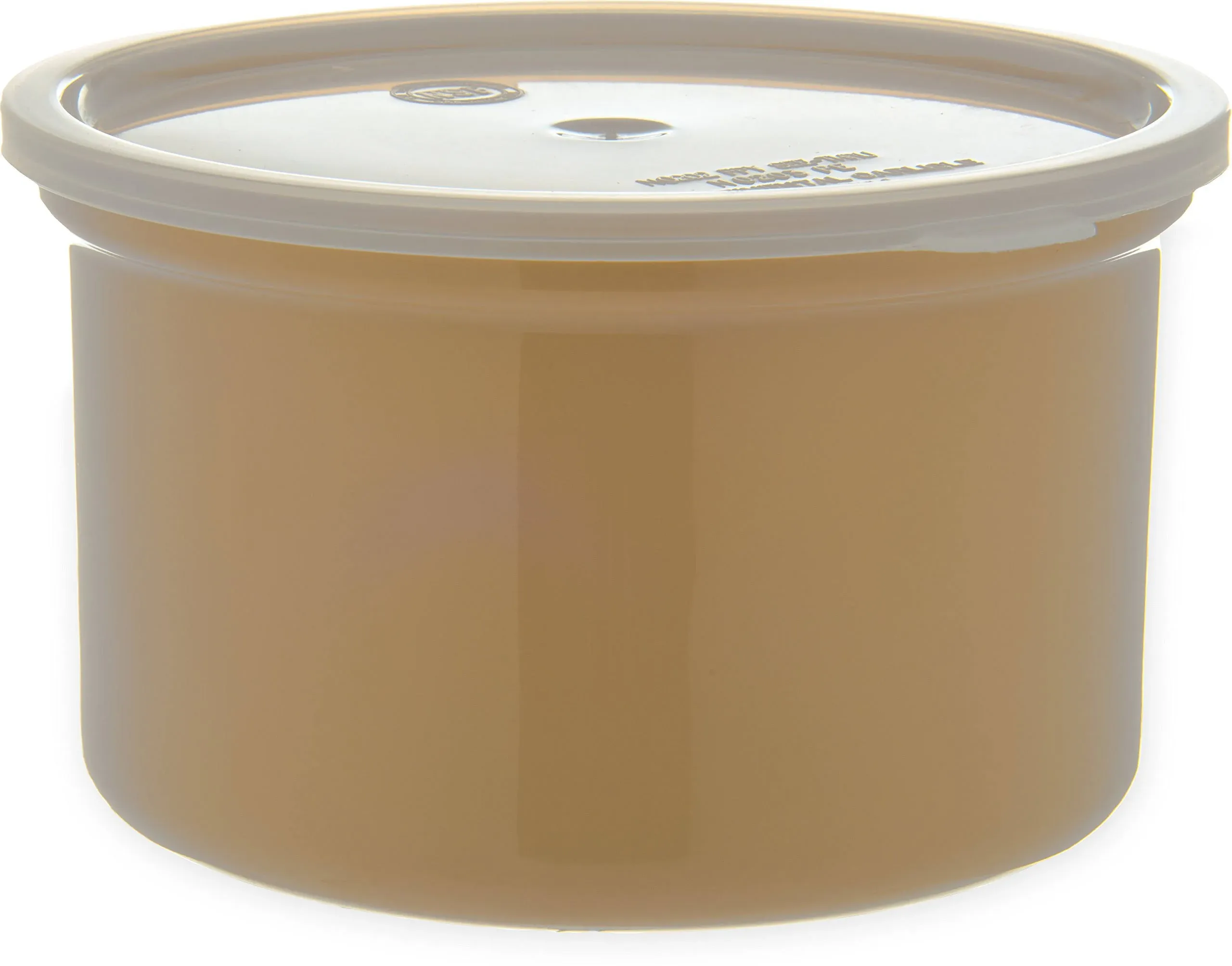 Beige Classic San Crock with Polypropylene Lid