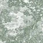 RoomMates Jungle Toile Peel & Stick Wallpaper