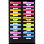 File Organiser for Den Classroom With 20 Nametag And 4 Hook/Hanger IN Black