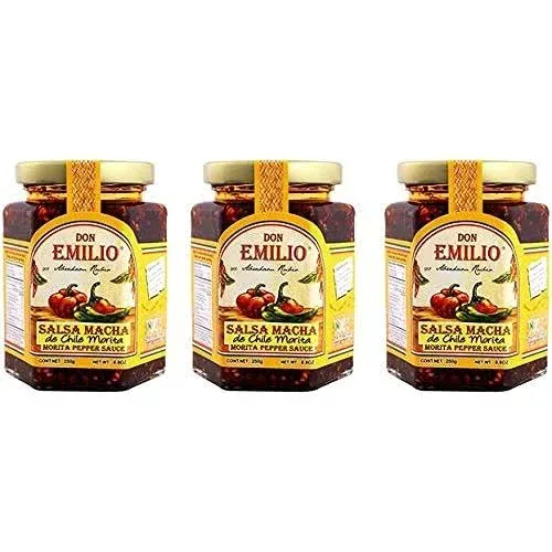 Salsa Macha Don Emilio 9 oz (Morita Chilli), Hot, Made in México