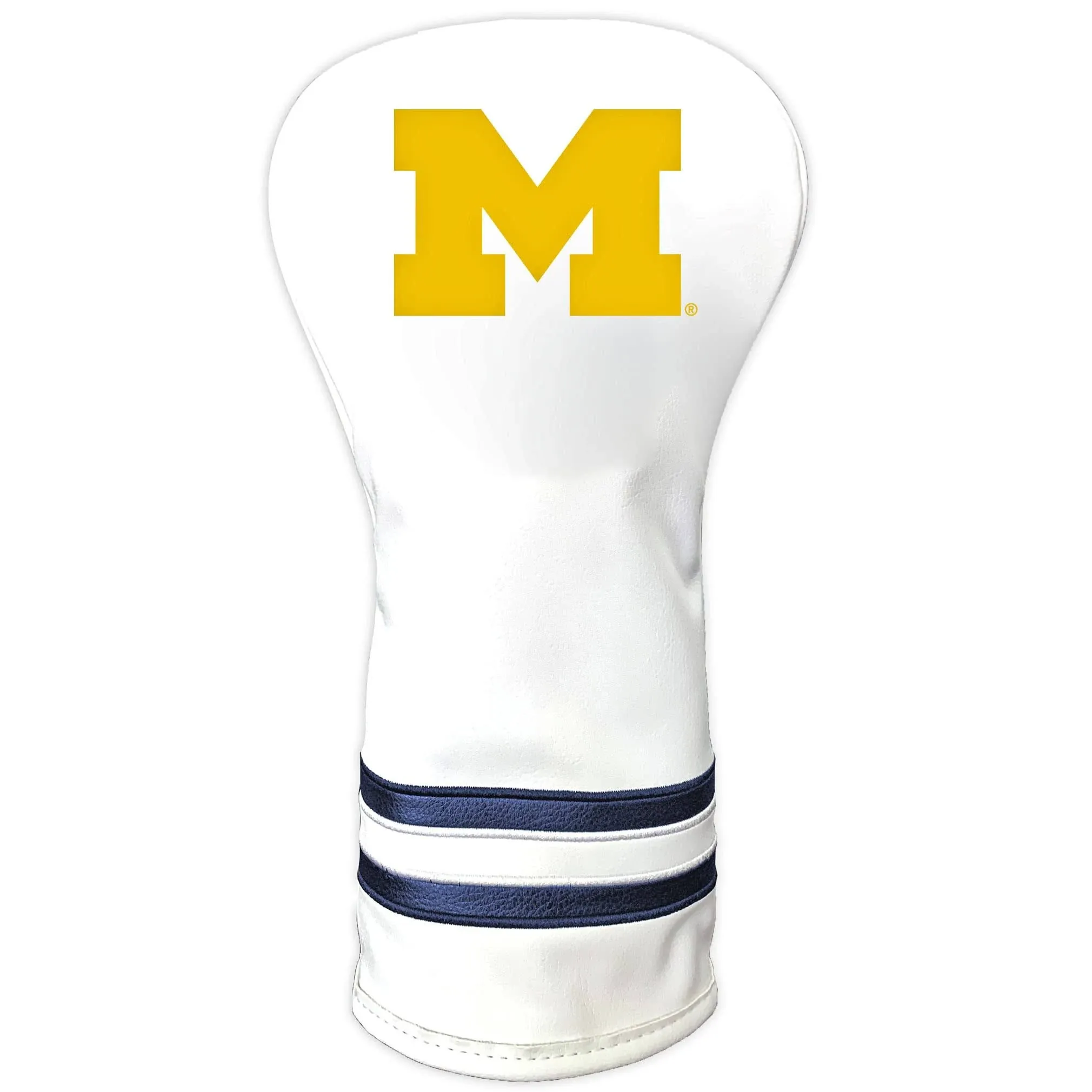 Team Golf NFL White Vintage Fairway Golf Club Headcover, Form Fitting Design, Retro Design