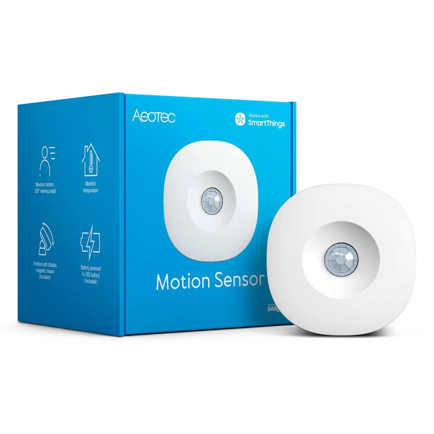 Aeotec Smartthings Motion Sensor, Zigbee, Magnetic Mounting, Works With Smart