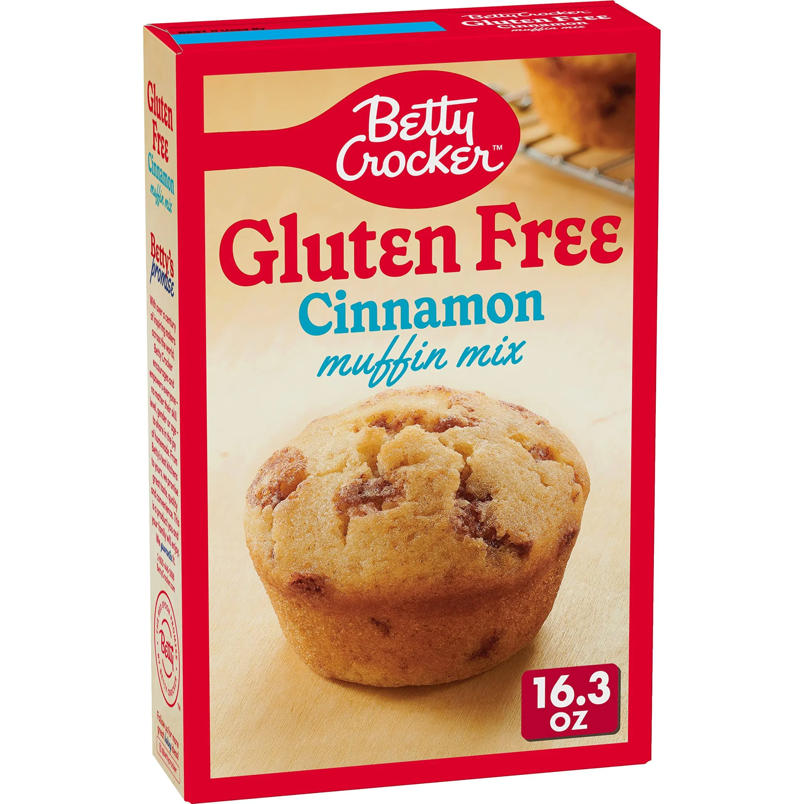 Betty Crocker Muffin Mix, Gluten Free, Cinnamon - 16.3 oz