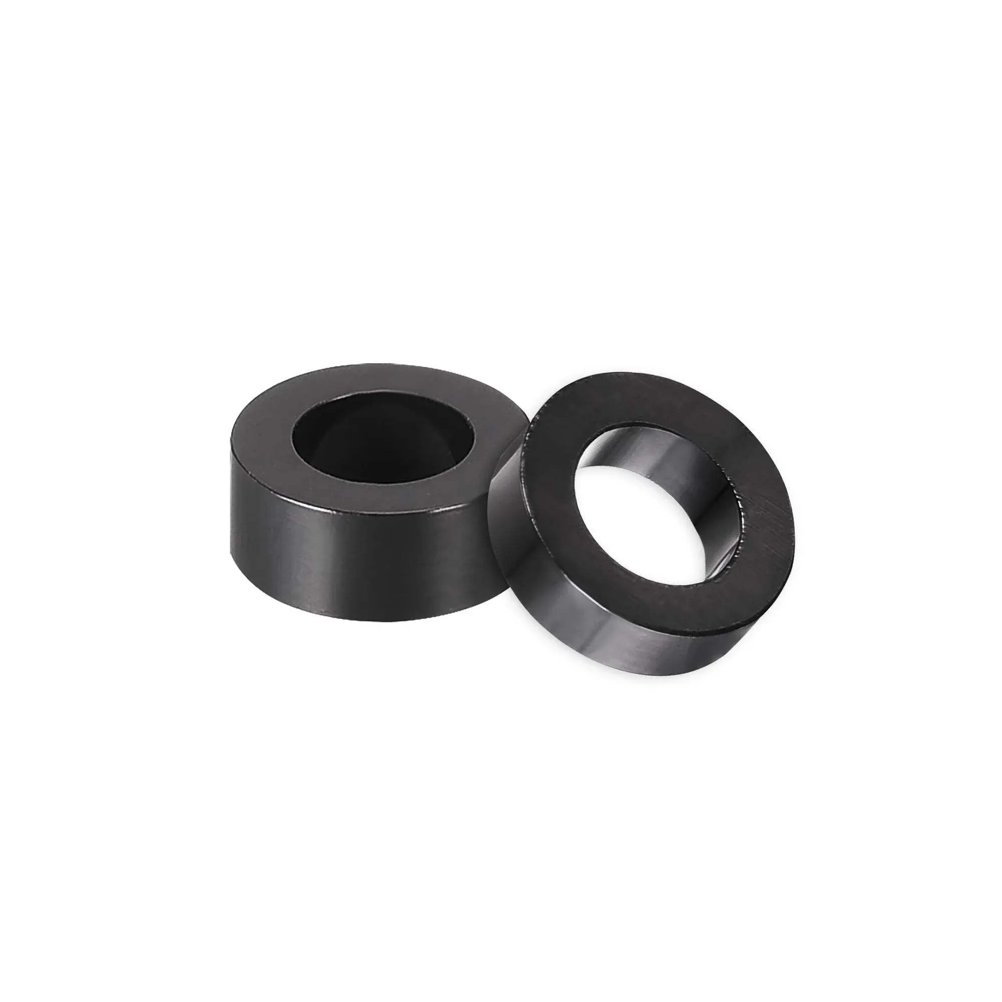 uxcell Nylon Round Spacer Washer 4.2mm ID 7mm OD 2mm Height for M4 Screws Black 100Pcs