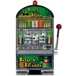 Large Luck of the Irish Slot Machine 15 Inch Kids Adult Savings Coin Bank