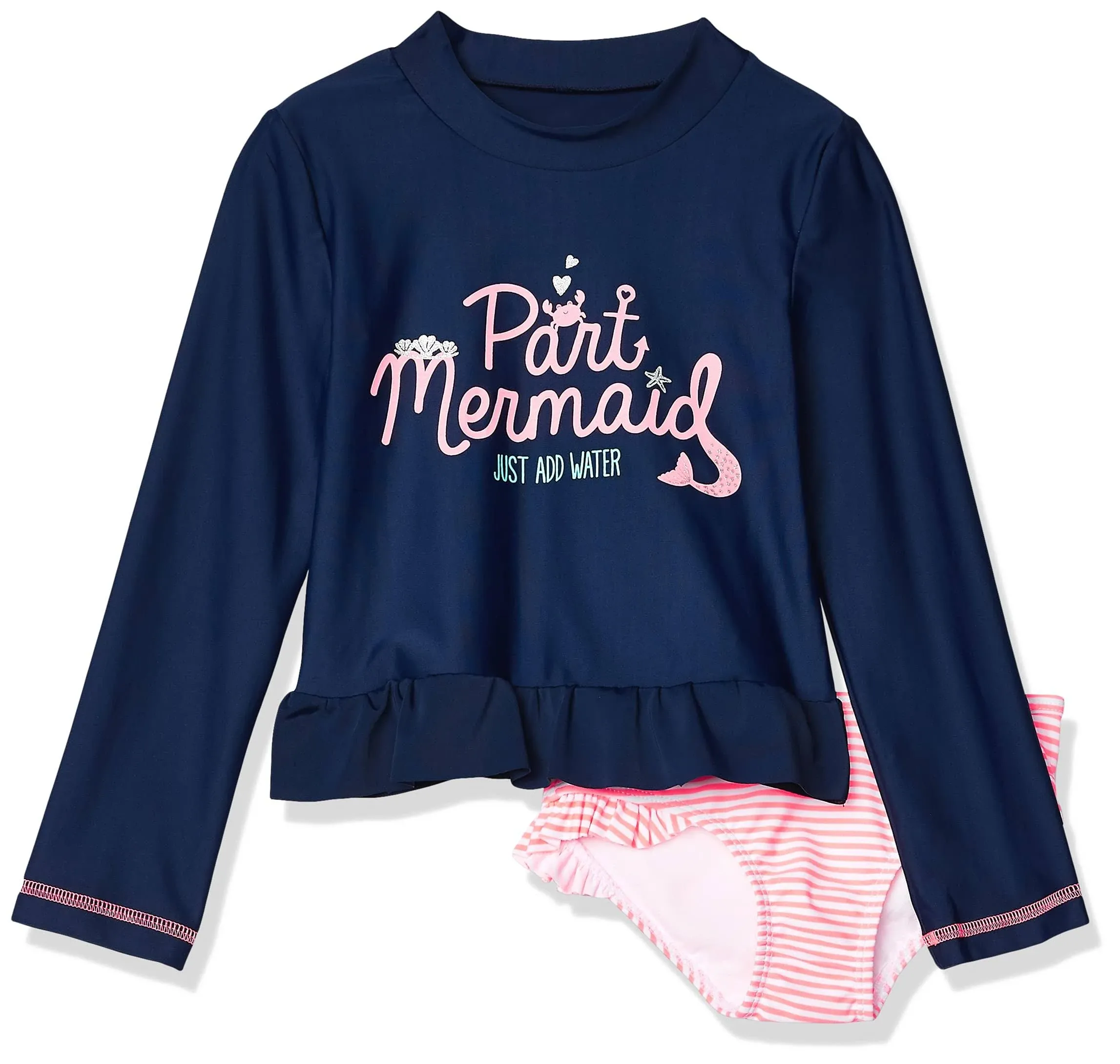 Simple Joys by Carter's Baby Girls' 2-Piece Rashguard Set