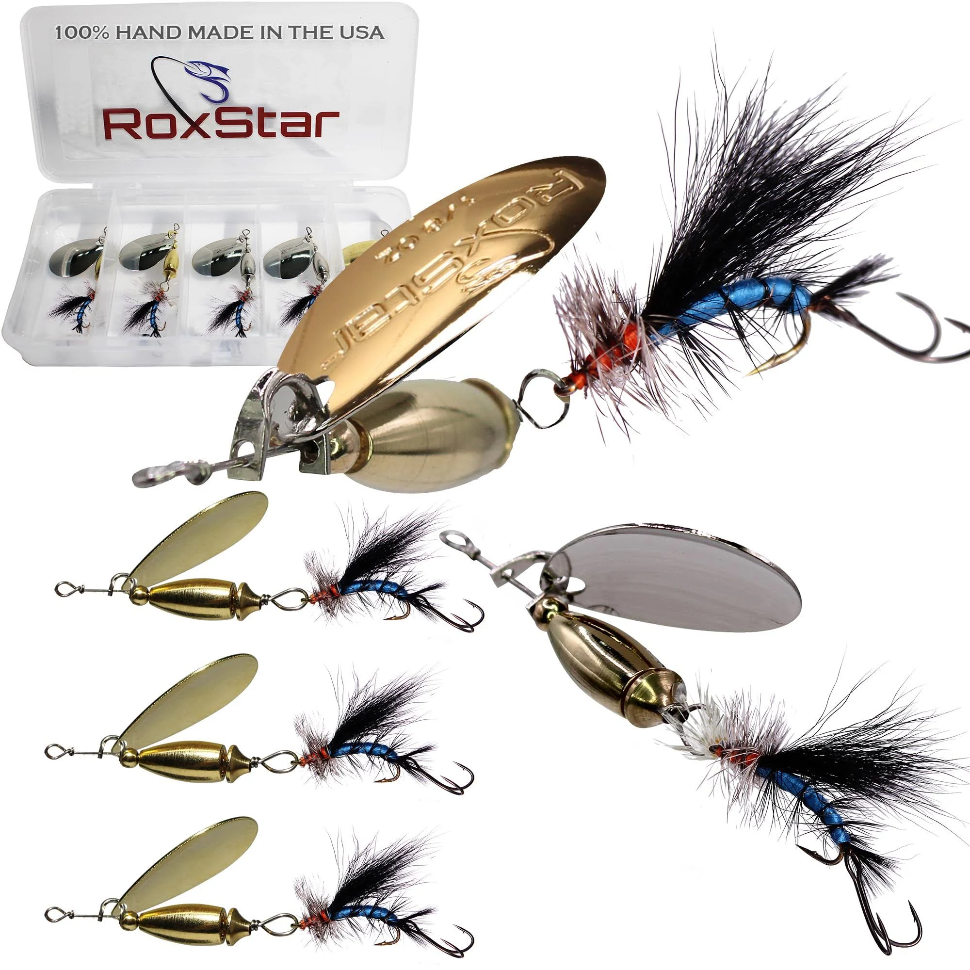 Roxstar Fly Strikers Blue Series Fishing Spinner