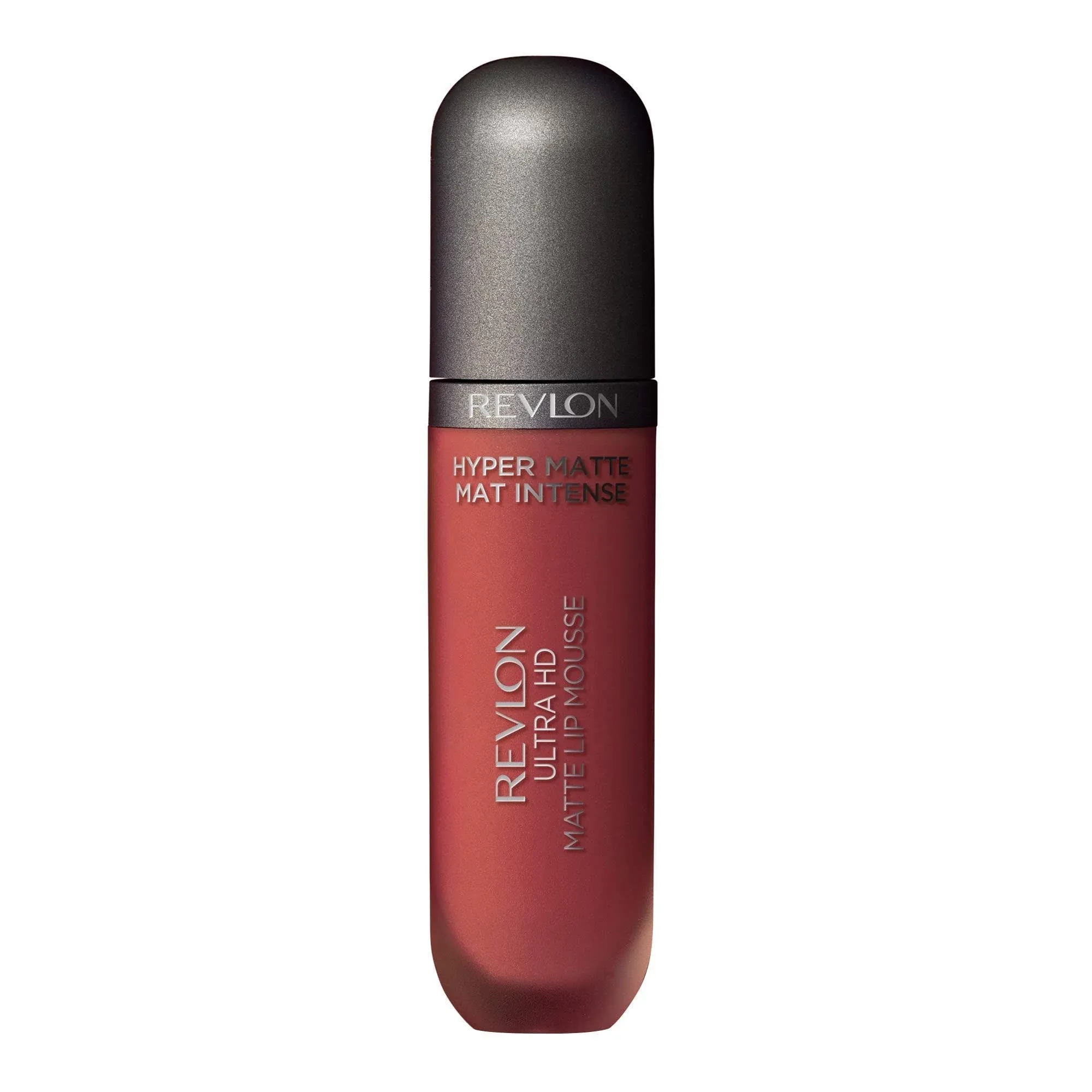 Revlon Liquid Lipstick, Face Makeup, Ultra HD Matte Lip Mousse, Longwear Rich Lip Colors in Plum / Berry, 825 Spice, 0.02 Oz