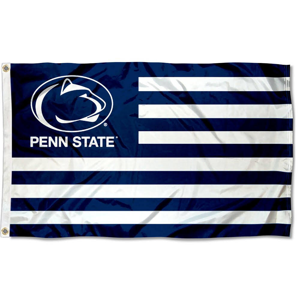 College Flags & Banners Co. Penn State Nittany Lions Stars and Stripes Nation Flag