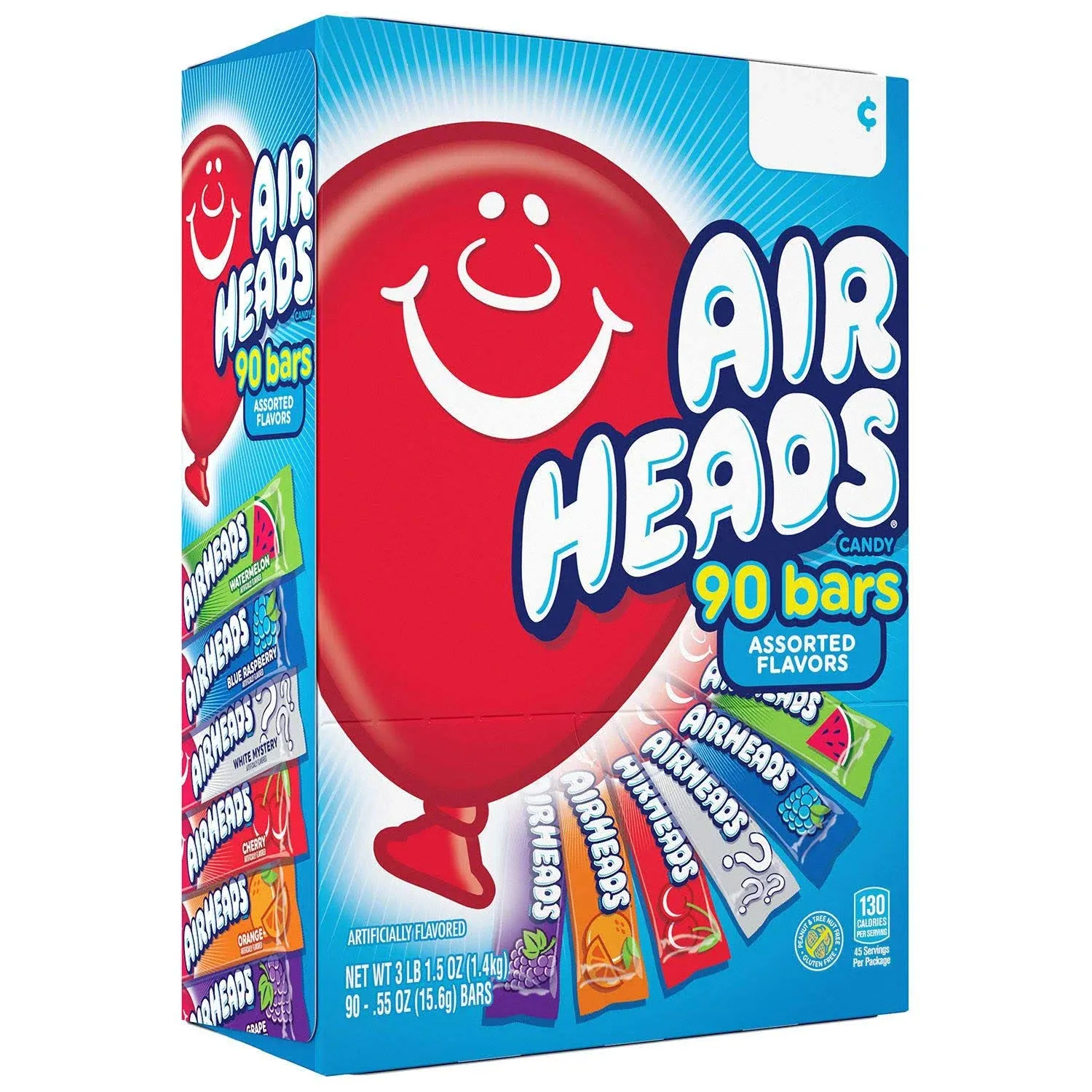 Airheads Variety Pack (.55 oz., 90 ct.)- Assorted Flavors