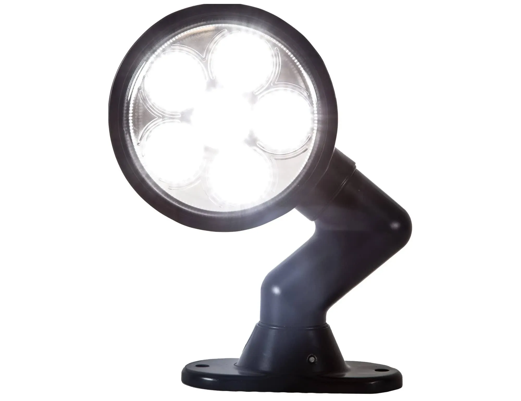 Buyers Products - 1492126 Articulating 5 Inch Wide Wound LED Spot Light, 1350 Lumens, w/ 36in. Mount