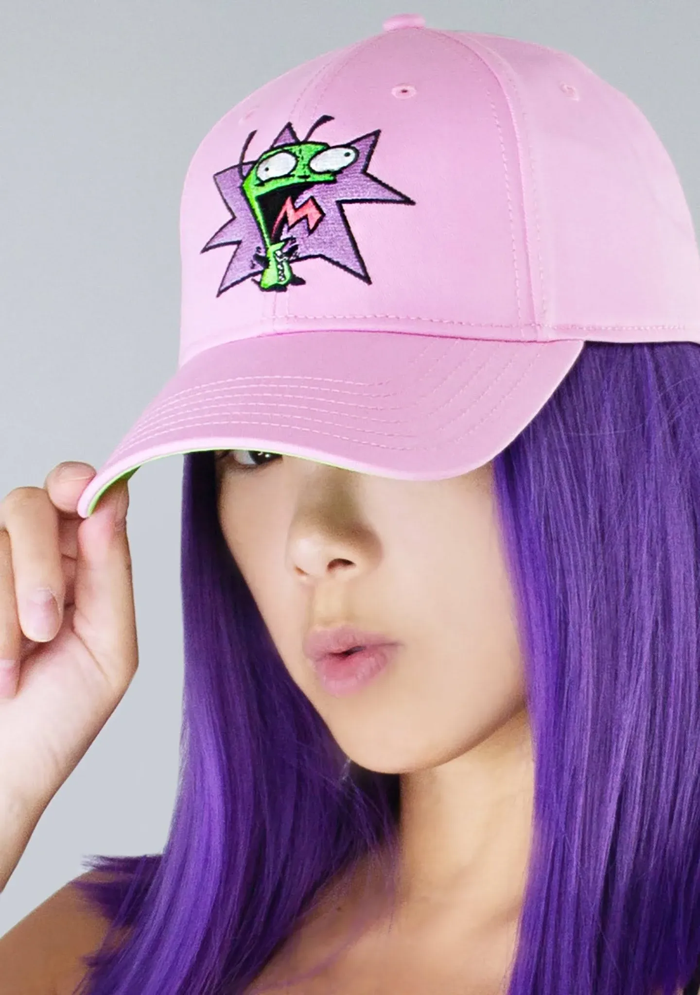 Invader Zim Embroidered Gir Snapback Hat