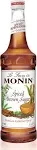 Monin - Spiced Brown Sugar Syrup, Sweet With Hints of Cinnamon, Natural Flavors, Great for Coffee, Desserts, Ciders, and Cocktails, Non-GMO, Gluten-Free (750 ml)