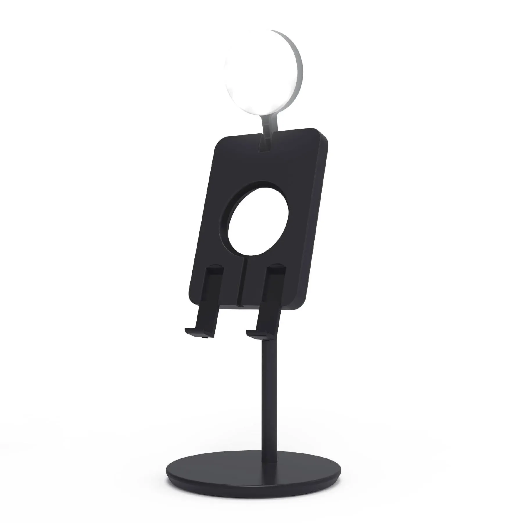 Merkury Innovations Video Call Light Stand - Desktop Phone Stand with Light and ...