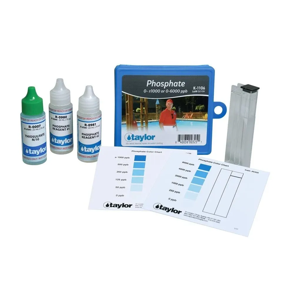 Taylor Technologies Phosphate Test Kit | K-1106