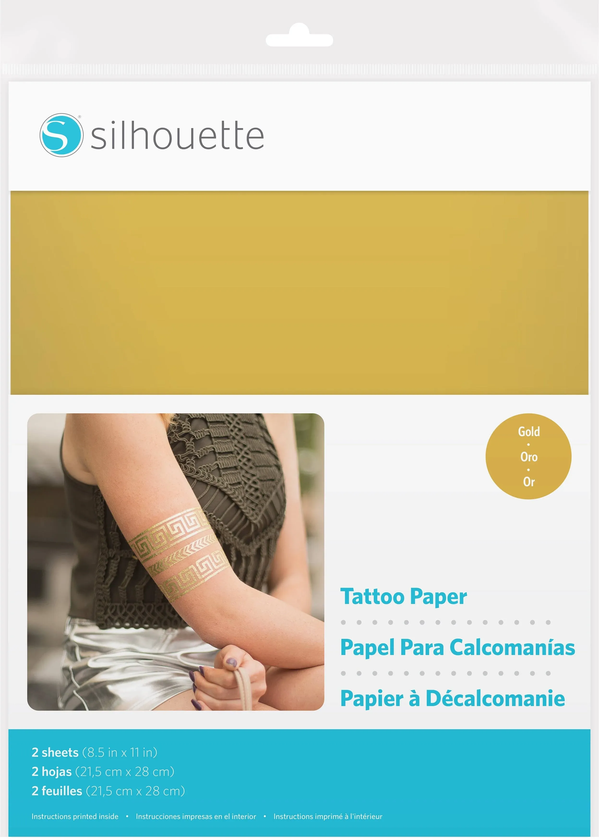 Silhouette Temporary Tattoo Paper