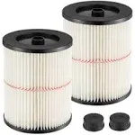 For ShopVac Replacement Vacuum Filter 17907 / 17816 / 9-17066 Craftsman (1 Pack)