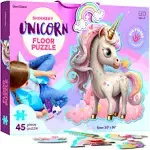 Jumbo Shimmery 45-Piece Unicorn Floor Puzzle