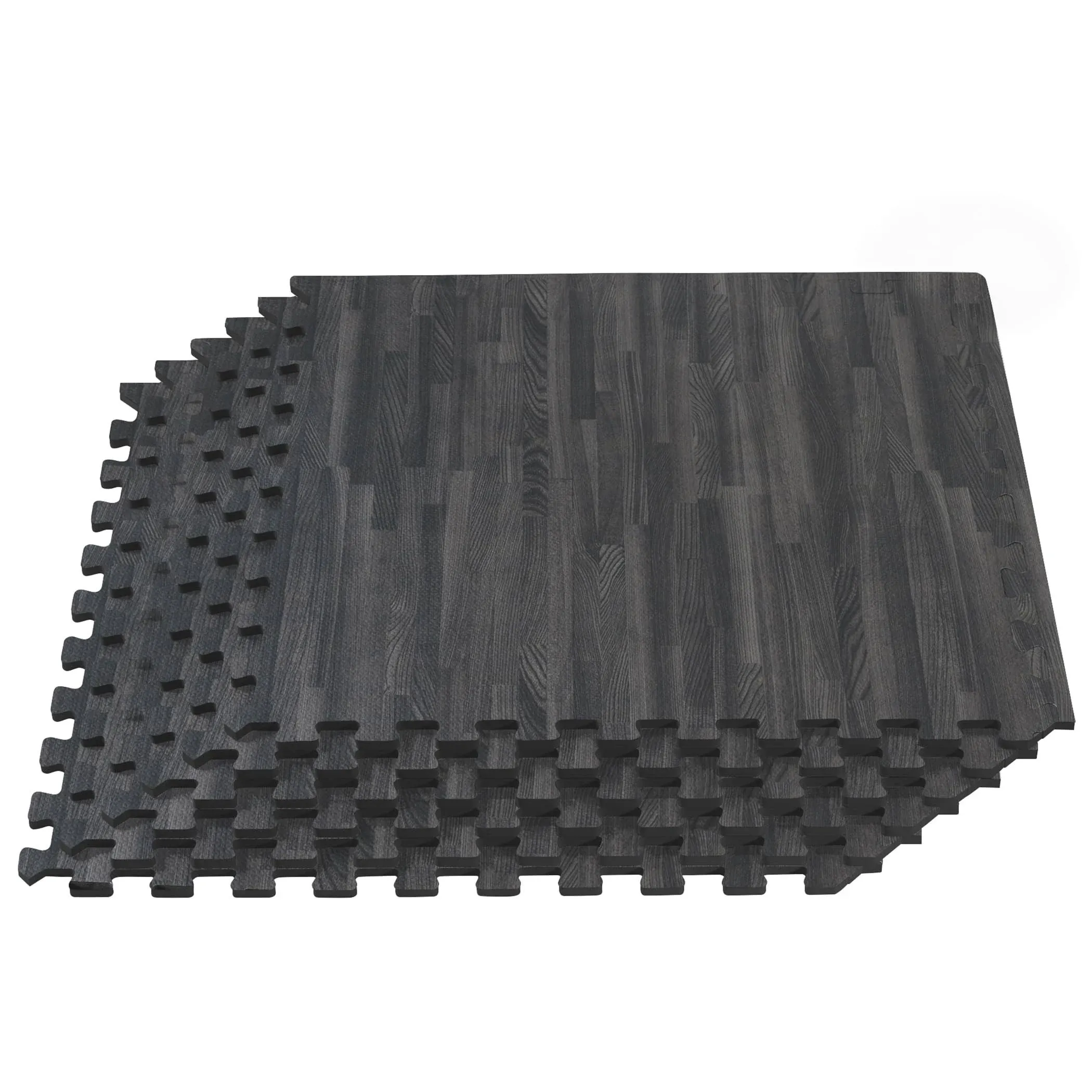 Forest Floor Thick Printed Foam Tiles, Premium Wood Grain Interlocking Foam Floor ...