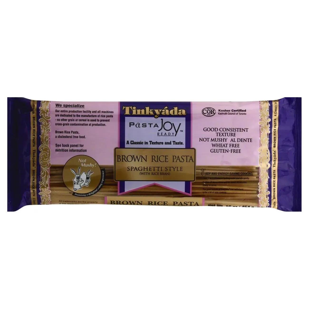 Tinkyada Brown Rice Spaghetti Pasta - 16 oz bag