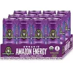 Sambazon Inc. Original Amazon Acai Berry Organic Energy Drink, 12 oz  Case of 12