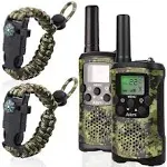 Kids Walkie Talkies Boy Toys - Gifts for Children Over 4 Years Old 22 Channel 2 Way Radio 3 Miles Long Range Fit Outdoor Adventure Game Camp Hunt