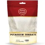 Spicy World Potassium Sorbate 14 Oz - Food Grade - Great Wine Stabilizer, Preservative for Gummies, Mead, Cider & More!