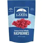 Thousand Lakes Freeze Dried Fruit - Raspberries 1.2 ounces | No Sugar Added | 100% Whole Raspberries