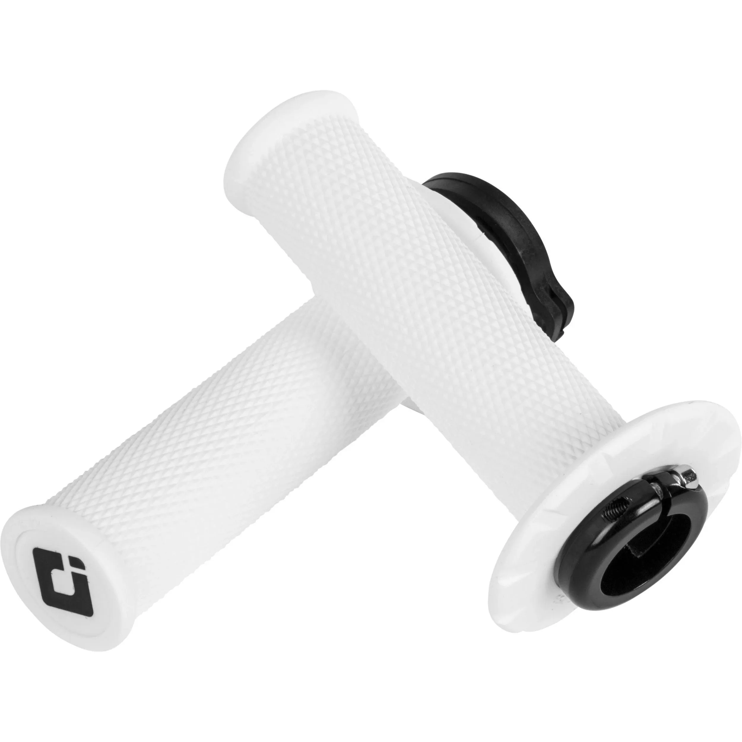 ODI White V2 Lock On No Waffle Grips - H36NWSW