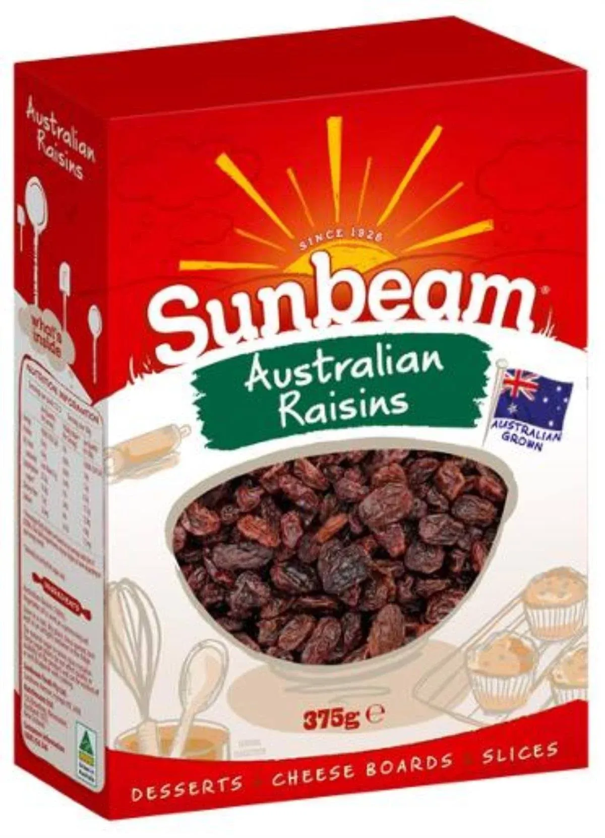 Sunbeam Foods Seeded Raisins 375gm