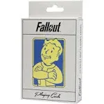 Fallout Vault Boy Playing Cards In White