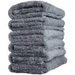 Adam&#039;s Polishes Borderless Grey Edgeless Microfiber Towel - Premium Quality