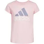 Adidas Girls' Shorts Sleeve Essential Tee