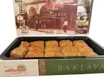 Gulluoglu's Famous Turkish Pistachio Baklava 14 Pieces (1.1 Lb-500gr), Daily Fresh shipment from Istanbul/Turkey