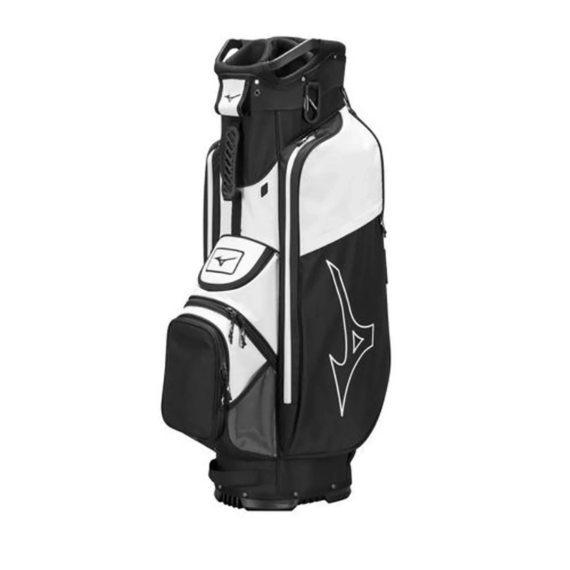 Mizuno LW-C Cart Bag - Black White