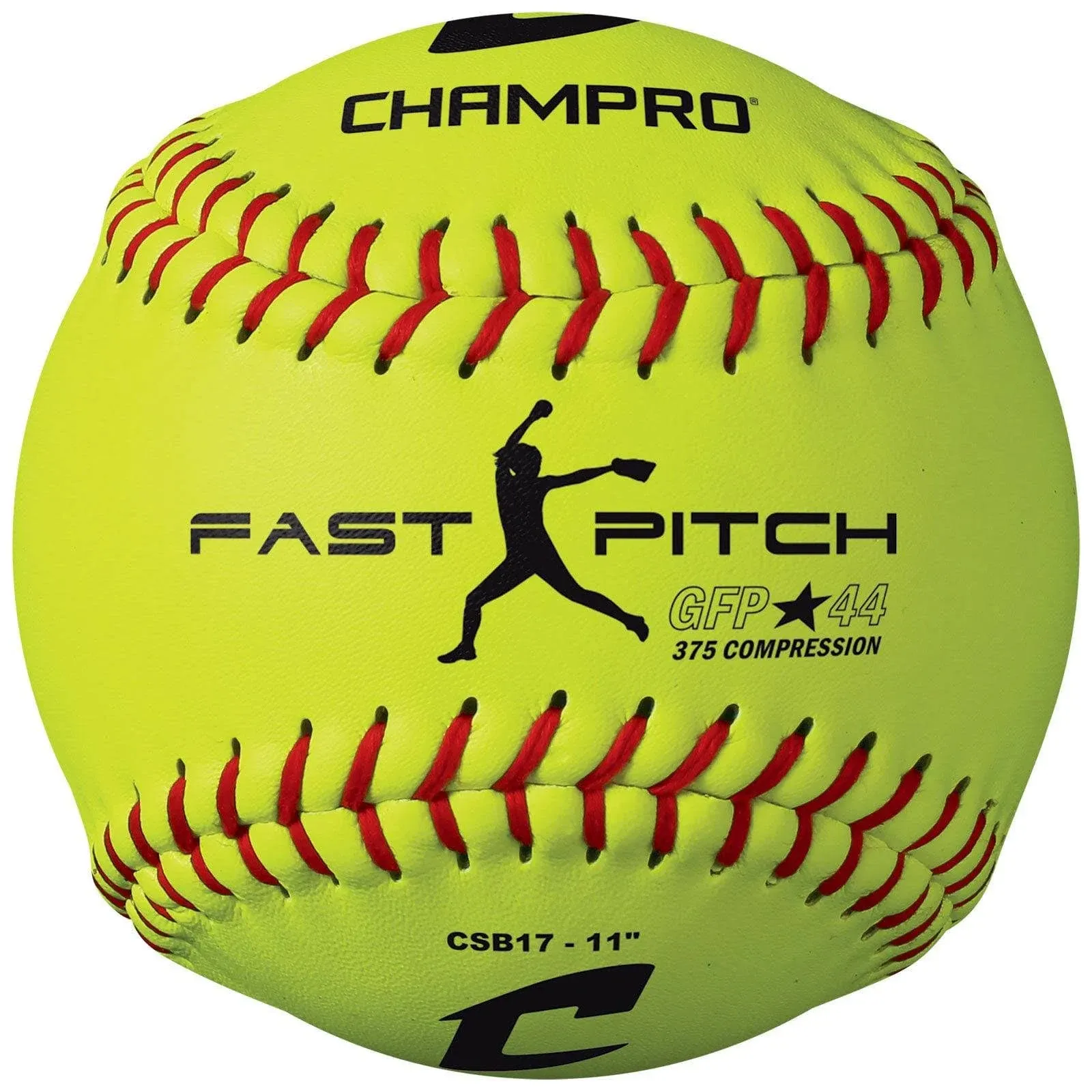 CHAMPRO 11  Unaffiliated Practice Fastpitch Softballs  Durahide Cover  12 Pack