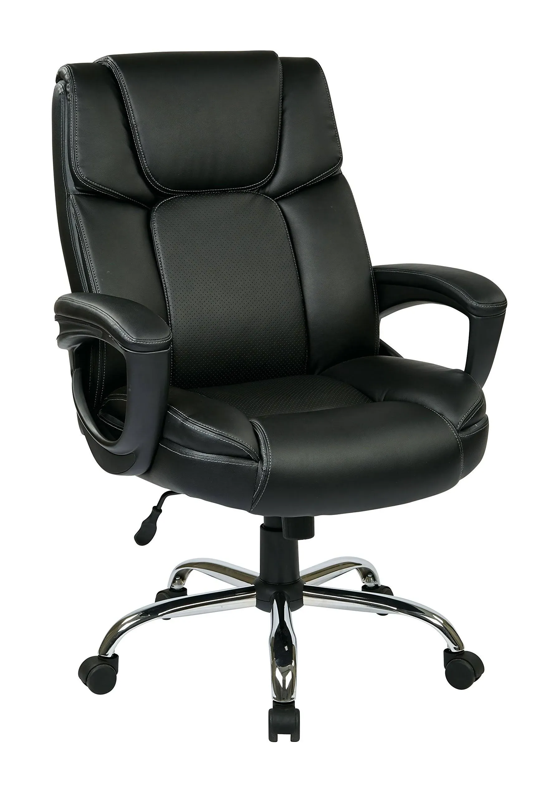 Office Star Black Executive Eco Leather Big Mans Chair