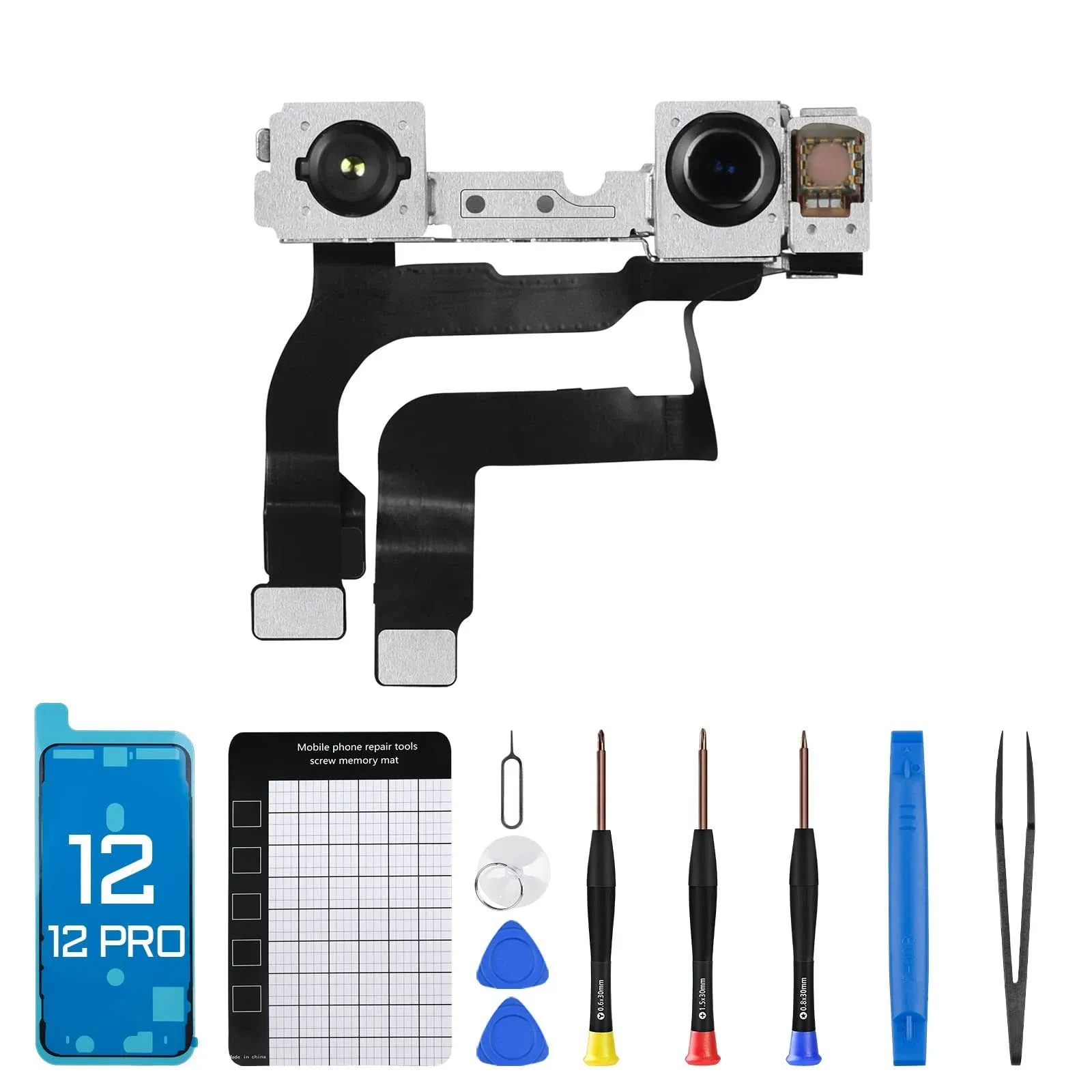 DGSCSMY for iPhone 12 Front Camera Replacement for iPhone 12 Pro Repair Kit OEM ...