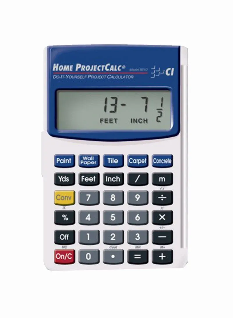 Calculated Industries 8510 Calculator Home Project