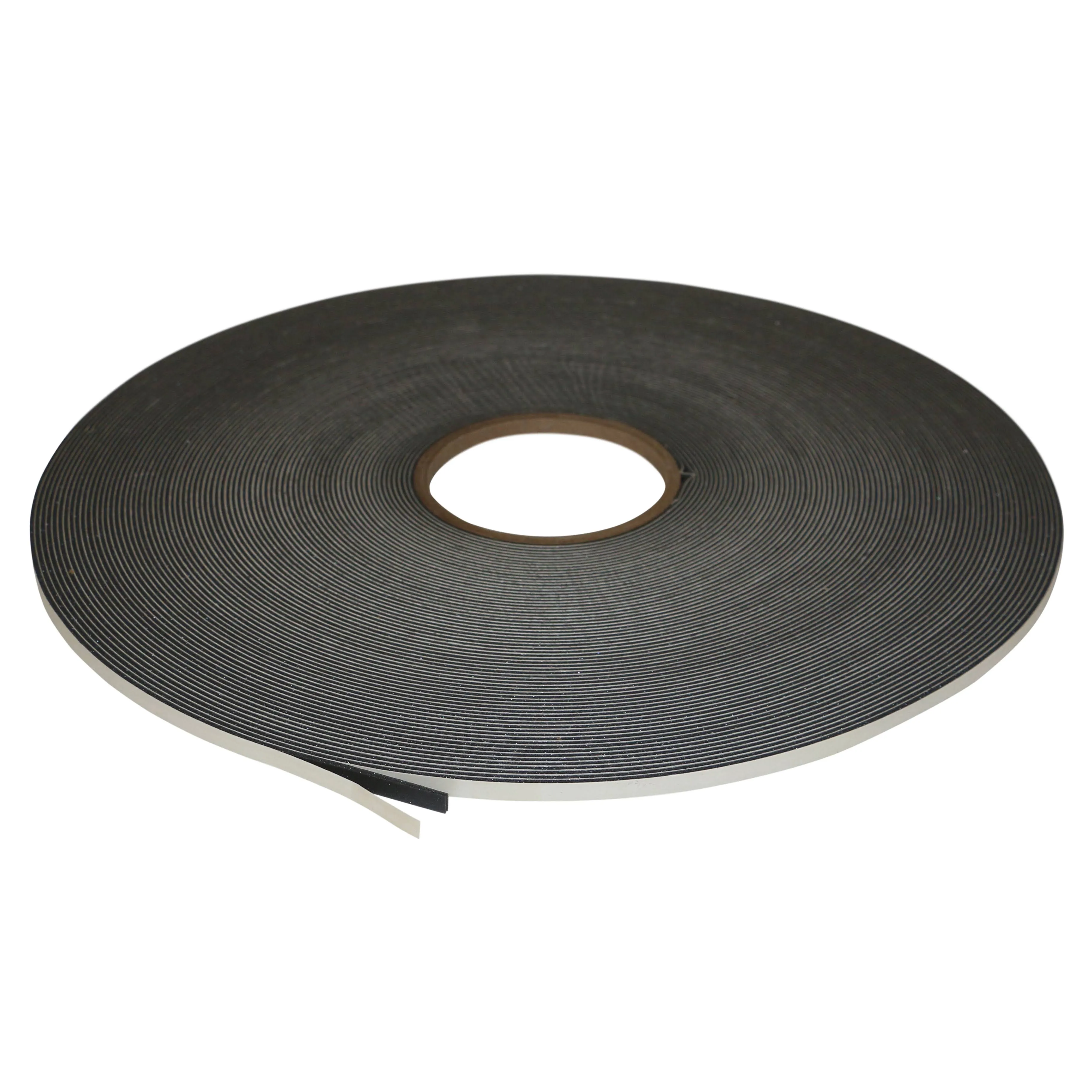 JVCC Low-Density PVC Foam Tape [Single-Sided, Closed Cell] (SCF-01): 3/8 in. x 50 yds. x 1/16 in. Thick (Black)