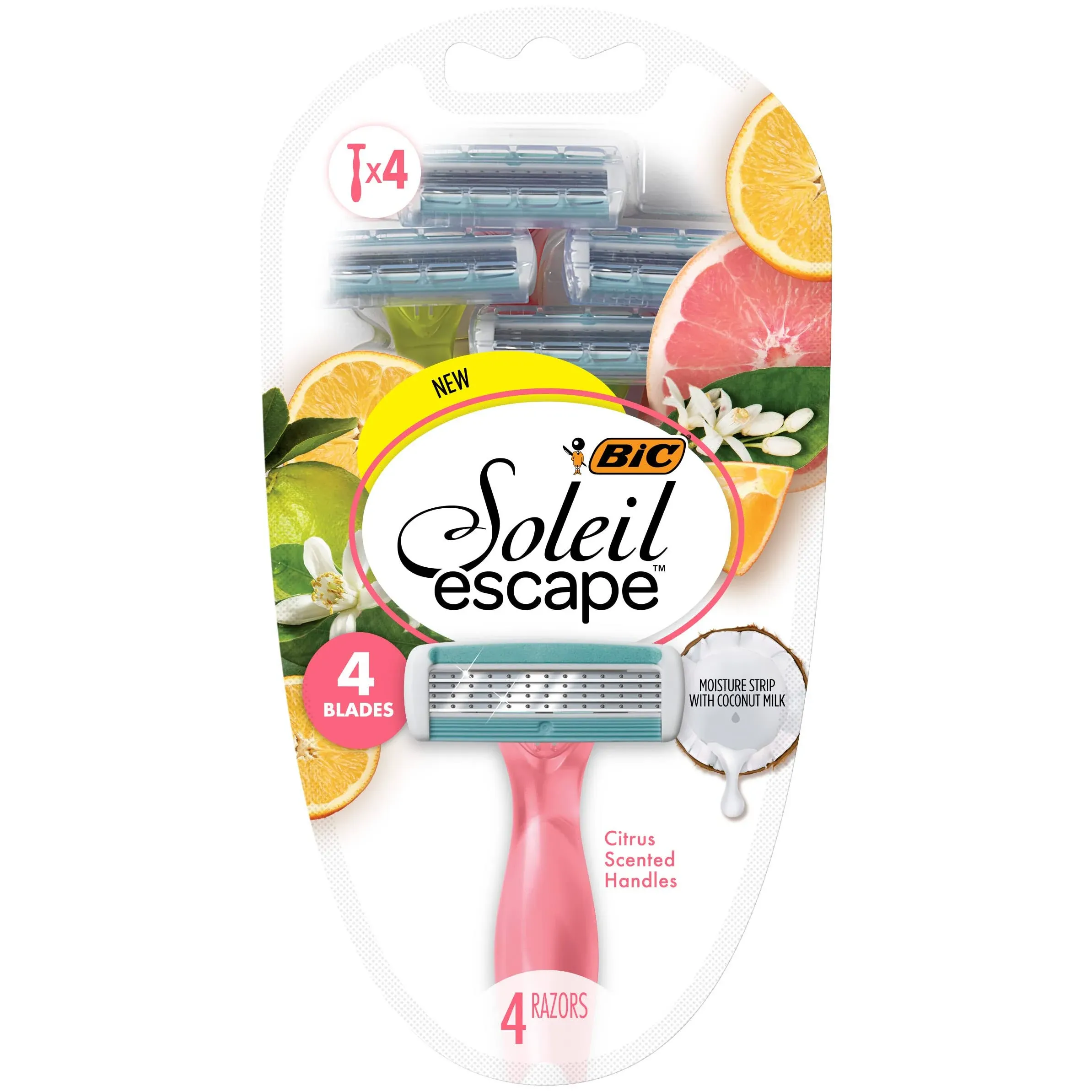 Bic Soleil Escape Women's Disposable Razors (4 ct)