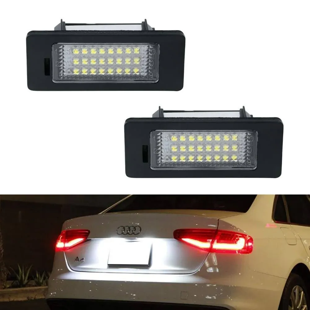 Gempro License Plate Light, 2pcs LED License Plate Tag Lamp Assembly for Audi A1 ...