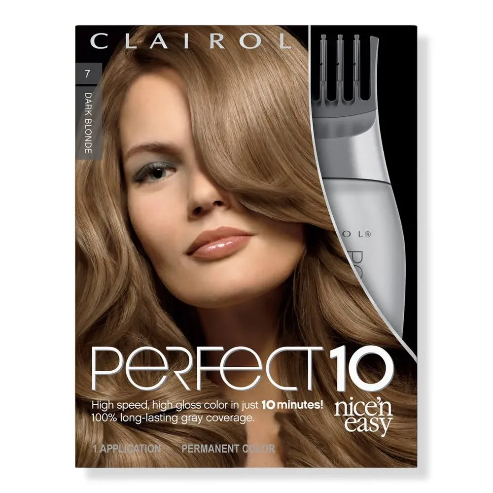 Clairol Nice 'N Easy Perfect 10 Hair Color, 7 Dark Blonde